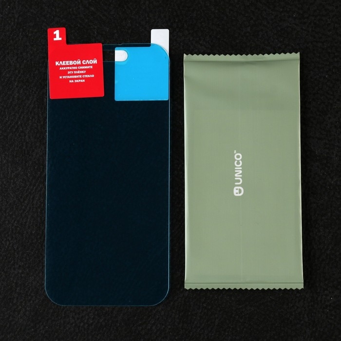 Защитное стекло Krutoff для iPhone 14 Pro, гибридное, полный клей Защитное стекло Krutoff для iPhone 14 Pro, гибридное, полный клей