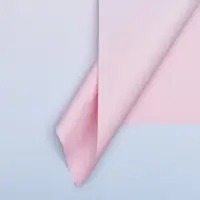 Пленка для цветов матовая, &laquo;Перелив&raquo;, 57&times;57 см, розовый+голубой