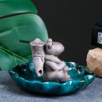 Подставка для благовоний "Лягушонок Вей" 6х4см