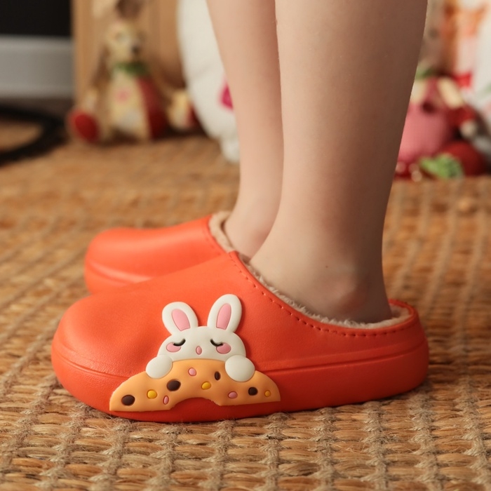 Тапочки детские, размер 30-31, цвет оранжевый Тапочки детские, размер 30-31, цвет оранжевый