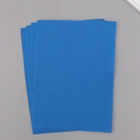 Фетр мягкий 1.5 мм "Синий" набор 4 листа 15х20 см
