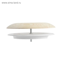 Анемостат ERA 12,5DW Pine, d=125 мм, для бани и сауны, с фланцем, цвет сосна