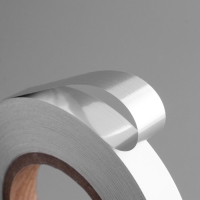 Лента самоклеящаяся отделочная 50м*20мм серебристая Лента самоклеящаяся отделочная 50м*20мм серебристая