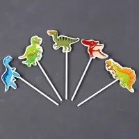 Топпер для торта &laquo;Динозаврики&raquo;, в наборе 5 шт.