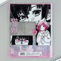 Обложка для тетрадей и школьного дневника &laquo;Аниме&raquo;, 34,7 х 21,1 см