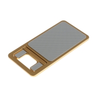 Подставка для телефона, складная, металлическая, прорезиненная, жёлтая