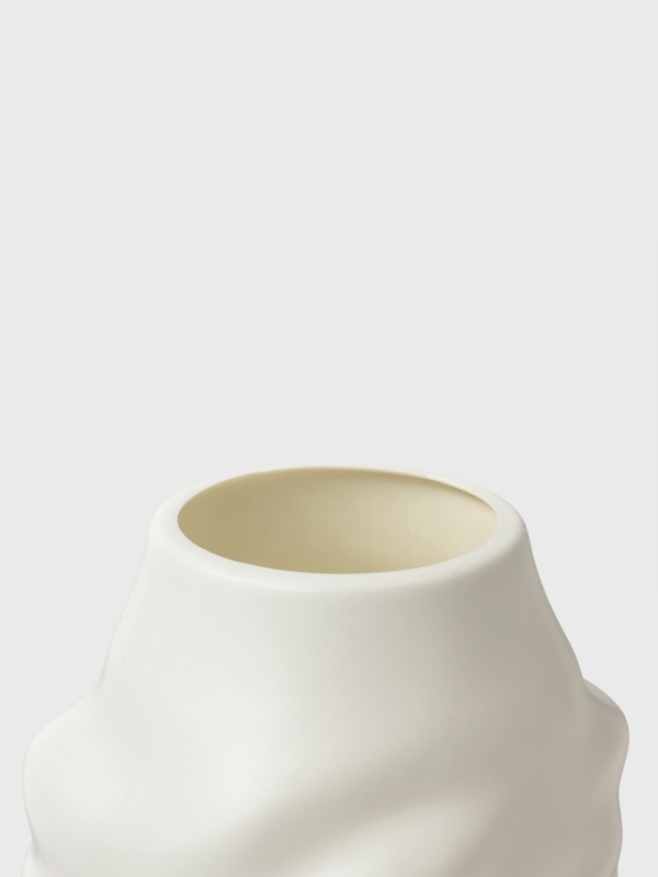 Ваза для цветов 9х6х20 см, цвет белый Ваза для цветов 9х6х20 см, цвет белый