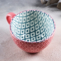 Кружка керамическая &laquo;Винтаж&raquo;, 290 мл, цвет розовый