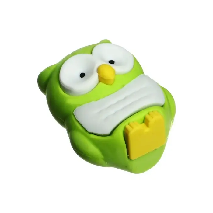 Ластик фигурный "Сова", в блистере, МИКС (штрихкод на штуке)