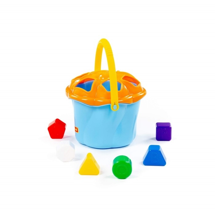 Сортер &laquo;Ведро сюрприз&raquo;, цвет голубой, 6 элементов