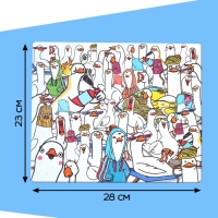 Набор пазл с игрушкой "Гуси обнимуси"