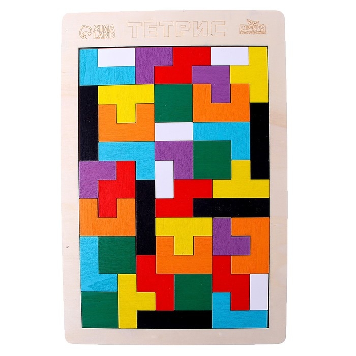Головоломка &laquo;Тетрис&raquo;, с заданиями