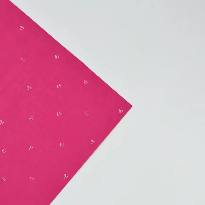 Бумага упаковочная тишью &laquo;Сердечки&raquo;, 50 х 70 см