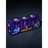 Свечи на Новый Год, гелевые &laquo;Новогодняя коллекция: С новым годом&raquo;, 6 шт , 2,5 х2,5 х 2,5 см