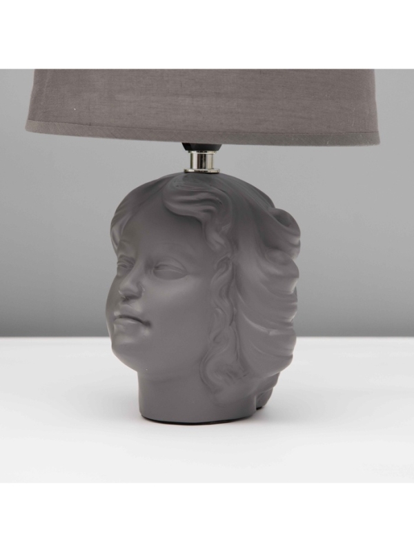 Лампа настольная "Афродита" 1х40Вт Е14 серый 19х19х28,5см