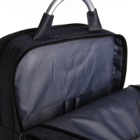 Рюкзак городской на молнии, 2 кармана, с USB, цвет синий Рюкзак городской на молнии, 2 кармана, с USB, цвет синий