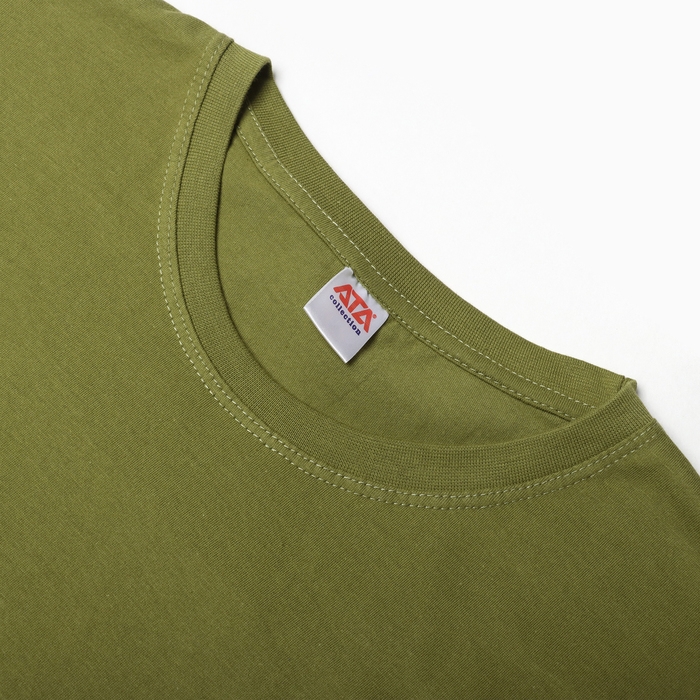 Футболка мужская, цвет хаки, размер 50