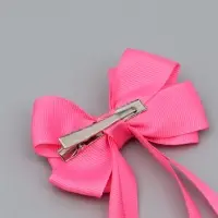 Бант для волос на заколке с лентами, цвет розовый, Коты аристократы