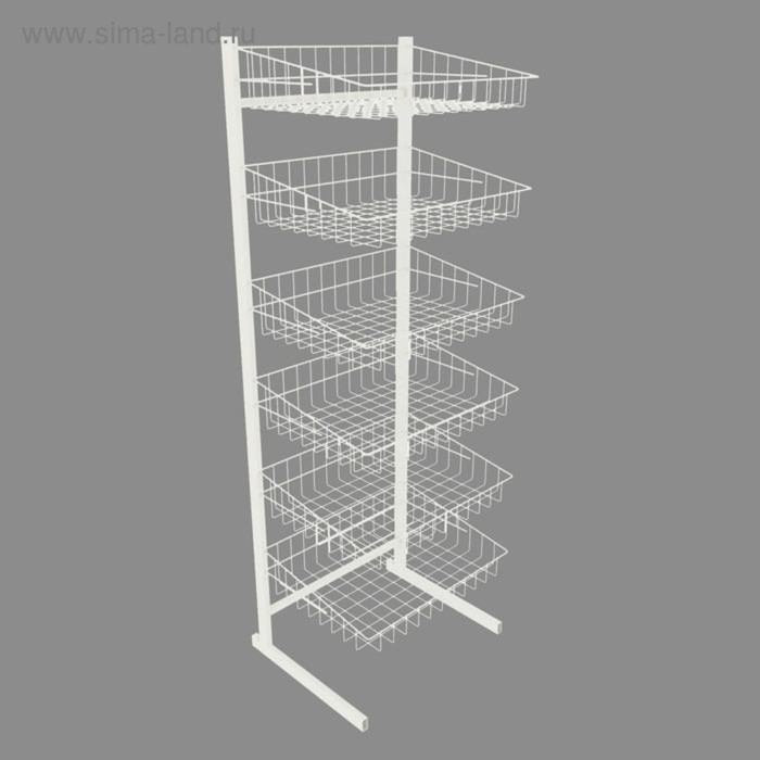 Стойка прикассовая 1800&times;400&times;350, 6 корзин