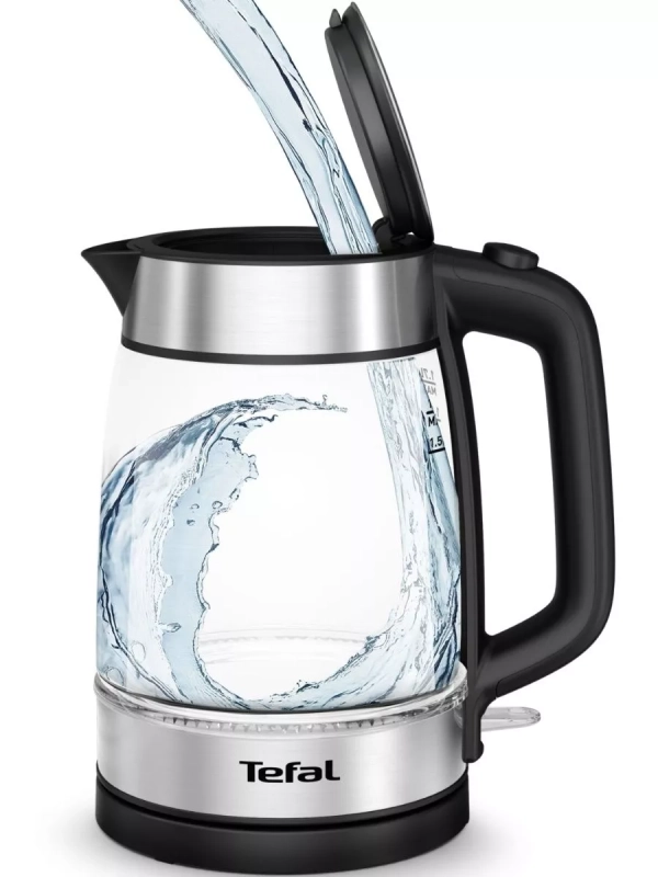 Стеклянный чайник Glass Kittle KI700830, с фильтром, 2200 Вт