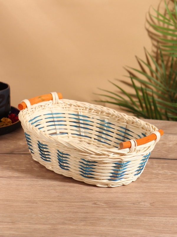 Корзина плетеная 28х18х9 см, ротанг