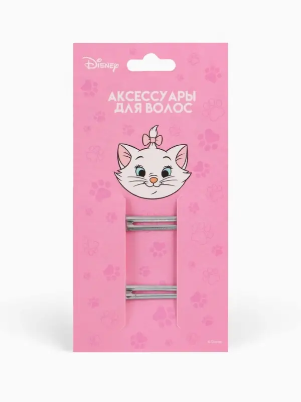 Заколка для волос &laquo;Пушистые лапки&raquo; 2 шт, Коты аристократы