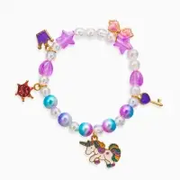 Браслет детский &laquo;Выбражулька&raquo;, единорог, корона, бант, цветной