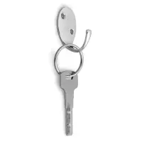 Крючок мебельный ТУНДРА TKO004, однорожковый, хром