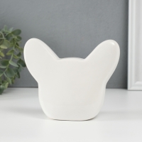 Копилка керамика "Белый бульдог" 8х14,5х12,1 см Копилка керамика "Белый бульдог" 8х14,5х12,1 см