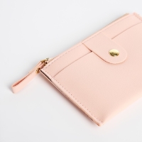 Картхолдер на молнии, цвет розовый Картхолдер на молнии, цвет розовый