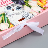 Коробка подарочная, упаковка, &laquo;Любимому учителю&raquo;, 20 х 18 х 5 см