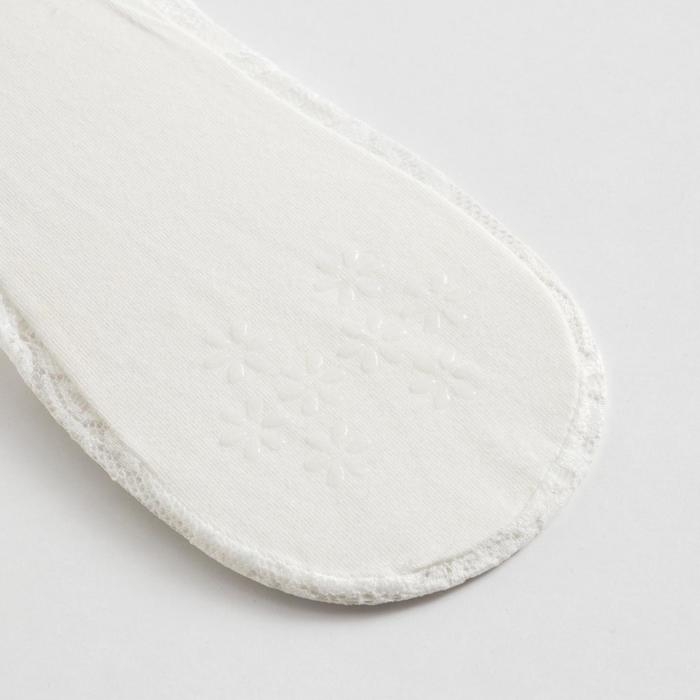 Носки-невидимки женские &laquo;Цветочки&raquo;, размер 36-37 (23 см)