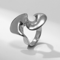 Кольцо металл «Тренд» марс, витое, цвет серебро, размер 18 Кольцо металл «Тренд» марс, витое, цвет серебро, размер 18