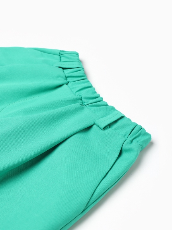 Шорты для девочки, MINAKU, цвет зелёный, рост 122 см