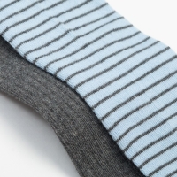 Набор колготок Крошка Я &laquo;Полоска&raquo;, рост 68-74 см, цвет серый/голубой