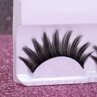 Ресницы накладные &laquo;Куколка&raquo;, 14 мм, без клея, цвет чёрный