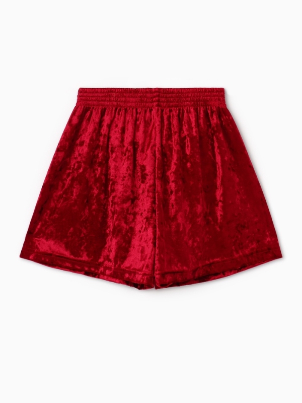 Шорты женские KAFTAN Шорты женские KAFTAN "Бархат", 44-46, бордовый