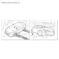 Раскраска для мальчиков &laquo;Крутые гонки&raquo;, А5, 12 стр.