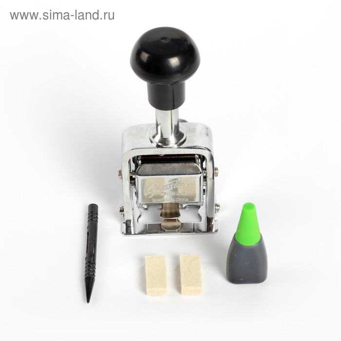 Нумератор 6 разрядный, металлический, автоматический Нумератор 6 разрядный, металлический, автоматический