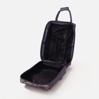 Чемодан малый 20", сумка дорожная на молнии, цвет серый Чемодан малый 20", сумка дорожная на молнии, цвет серый