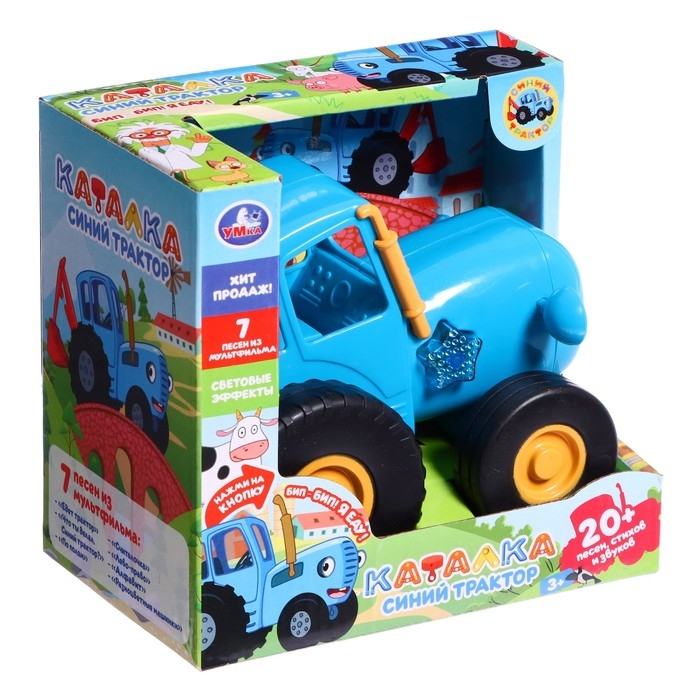 Каталка &laquo;Синий трактор&raquo;, 20 песен, стихов, звуков