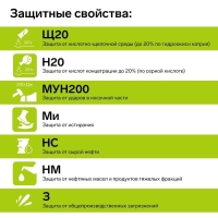 Рабочие кожанные полуботинки Prosafe basic 23, металлический подносок, размер 43 Рабочие кожанные полуботинки Prosafe basic 23, металлический подносок, размер 43
