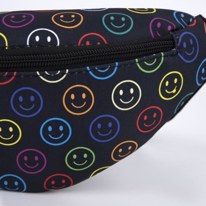 Сумка детская поясная NAZAMOK kids &laquo;Смайл&raquo; 20 см х 10 см х 6 см