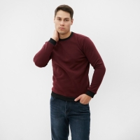 Свитшот мужской НАЧЁС, цвет бордо, размер 54