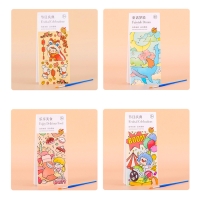 Водная раскраска &laquo;Закладки&raquo;, 10 листов, кисточка, виды МИКС