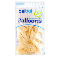 Шар латексный 14" &laquo;Сердца белые&raquo;, кристалл, шелкография, набор 25 шт.