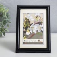 Фоторамка пластик "Радуга" 10х15 см, чёрный