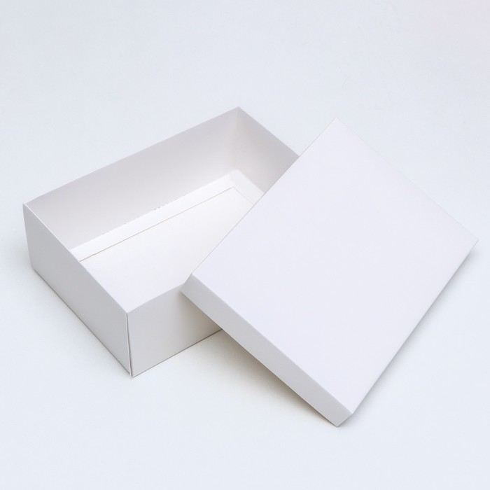 Коробка подарочная складная, упаковка, &laquo;Белая&raquo;, 21 х 15 х 7 см
