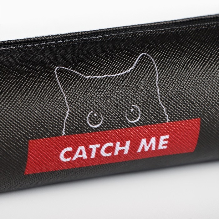 Пенал школьный из искусственной кожи &laquo;1 сентября: Кот&raquo;, 19 х 8 х 3 см