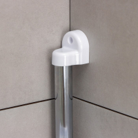 Полка угловая 4-х ярусная &laquo;Элансия&raquo;, 24&times;24&times;98,2 см, цвет белый